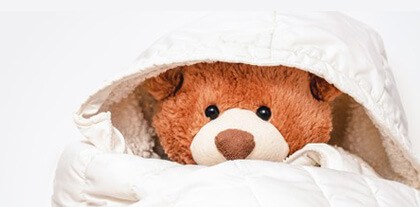 Βρεφική Κάπα με Κουκούλα | Γαρύφαλλο - Λευκά Είδη